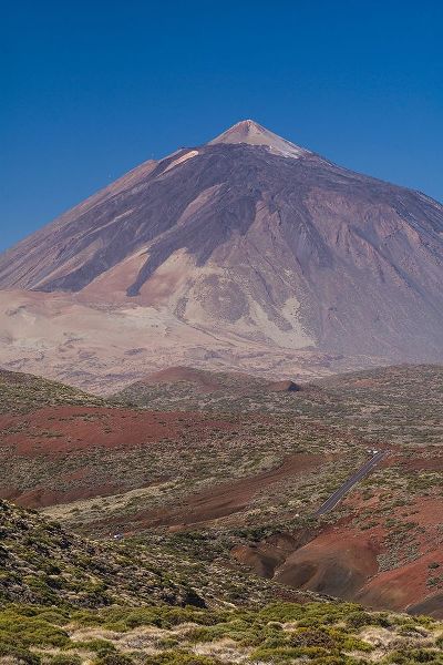 Canary Islands-Tenerife Island-El Teide Mountain-elevated view of Spains highest mountain